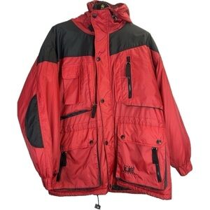 Extreme by Urban Equipment Men’s Red Winter Ski Coat Snow Jacket with Hood  XL